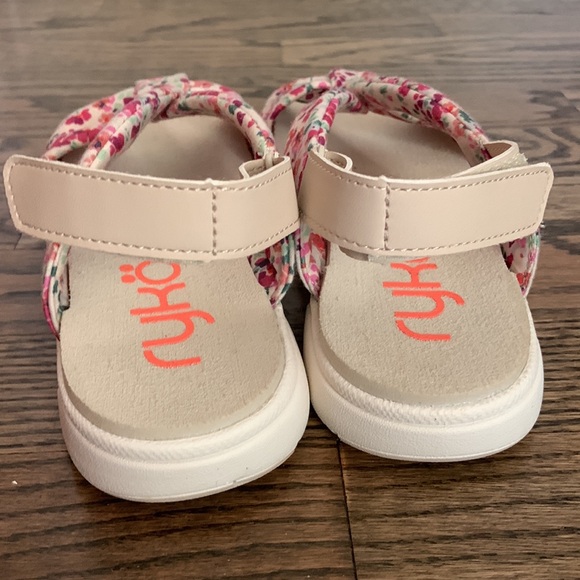 Ryka White Pink Floral Macy Women's Sandals - Picture 4 of 9